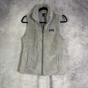 Patagonia Women's Los Gatos Fleece Vest Blue Full Zip Casual Ladies Size M